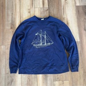 Sailboat Crewneck Sweater